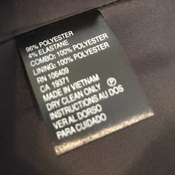 TAHARI Blazer Arthur Sir Levine Black with Lace Sleeves US Size 8 - Picture 7 of 10